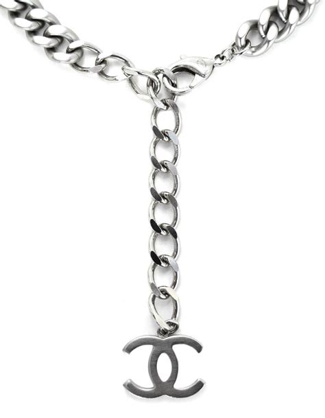 chanel id chain necklace|Chanel necklace online shop.